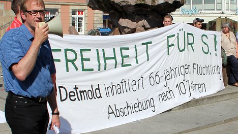 Freiheit für S.N. - Protestplakat bei der Mahnwache am 15.07.13 Freiheit für S.N. - Protestplakat bei der Mahnwache am 15.07.13