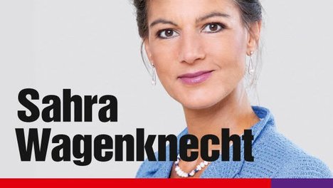 Sahra Wagenknecht Plakat Lippe
