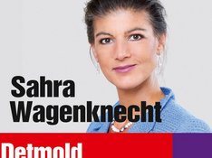Sahra Wagenknecht Plakat Lippe