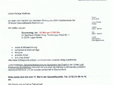 Einladung IG-Metall Einladung IG-Metall