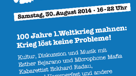 Flyer Friedensfest Bielefeld