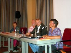 von links nach rechts: Uschi Jacob-Reisinger, Lothar Kowelek, Berndt Wobig, Kathrin Vogler