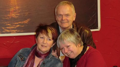 KreistagskandidatInnen: Uschi Jacob-Reisinger, Berndt Wobig, Evelin Menne von links: Uschi Jacob-Reisinger, Berndt Wobig, Evelin Menne